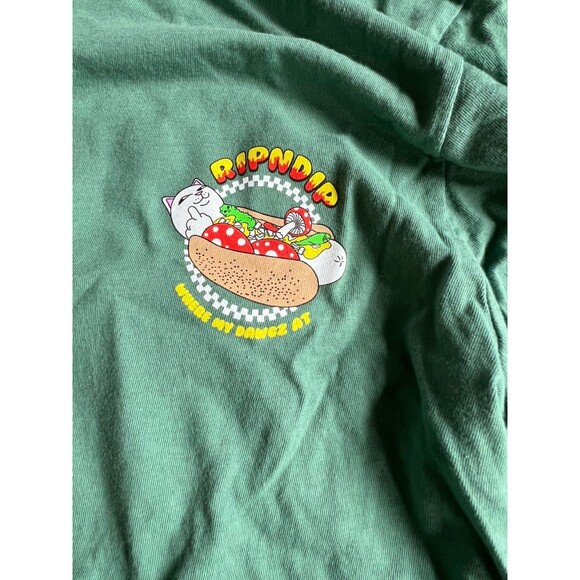ripndrip long sleeve Graphic  t-shirt Forest Green small - Picture 4 of 12